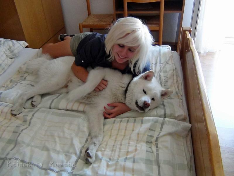 DSC07383.jpg - Chuyu Go (14 Monate) mit Lissy